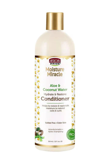 African Pride Moisture Miracle Aloe & Coconut Water Conditioner