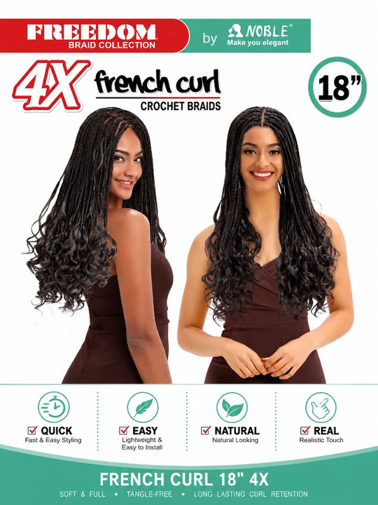 Noble Freedom French Curl Crochet Braids