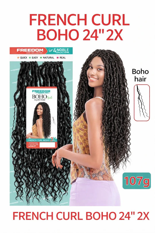 Noble Freedom French Curl Boho 2X