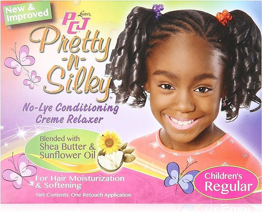 PCJ Pretty-N-Silky No-Lye Conditioning Creme Relaxer Kit (1 Retouch)