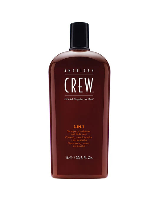American Crew 3-in-1 Shampoo, Conditioner & Body Wash