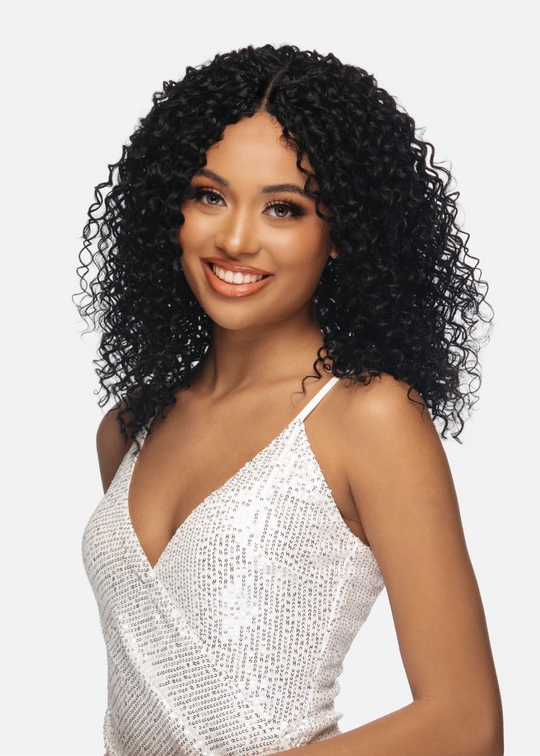 Vivica A. Fox Black Rose Human Hair Crochet Extensions 3X Water Wave