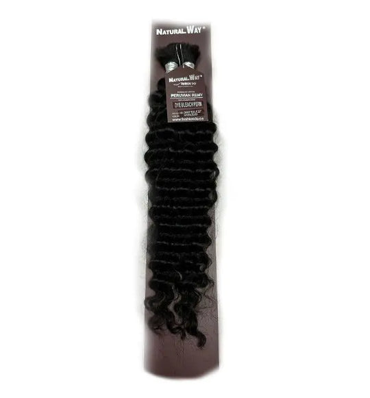 Natural Way 100% Human Hair Peruvian Remy Hair Deep Bulk