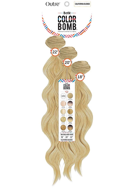 Outre Batik ColorBomb Blonde Collection Natural Body Wave 18", 20", 22"