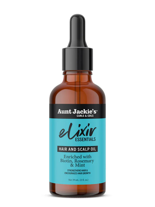 Aunt Jackie's Elixir Essentials: Biotin & Rosemary Hair & Scalp Oil
