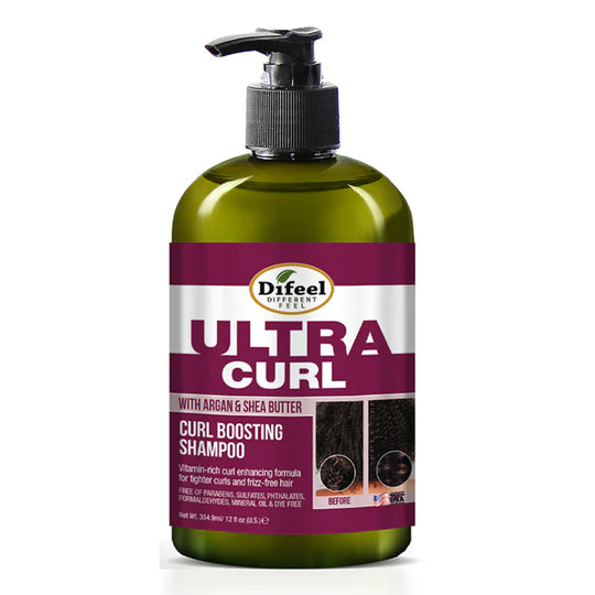 Difeel Ultra Curl with Argan & Shea Butter Curl Boosting Shampoo
