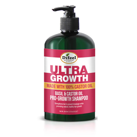 Difeel Ultra Growth Basil & Castor Oil Hair Growth Shampoo