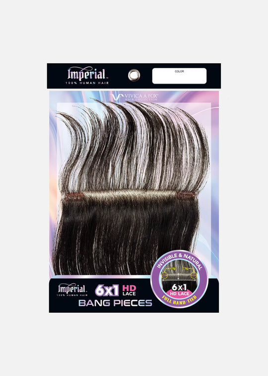 Imperial 100% Human Hair Dual-Style Bang Piece & Mini Topper