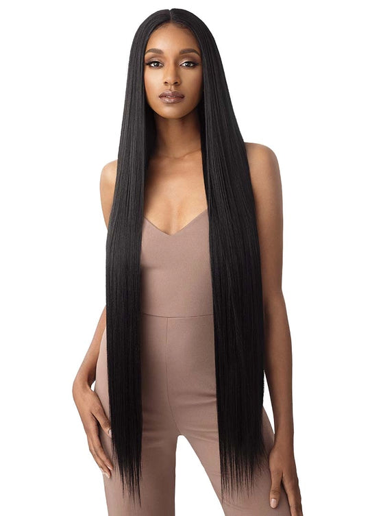 Outre Purple Pack Brazilian Bundle Single Collection | 100% Human Hair Premium Blend Natural Straight 18"