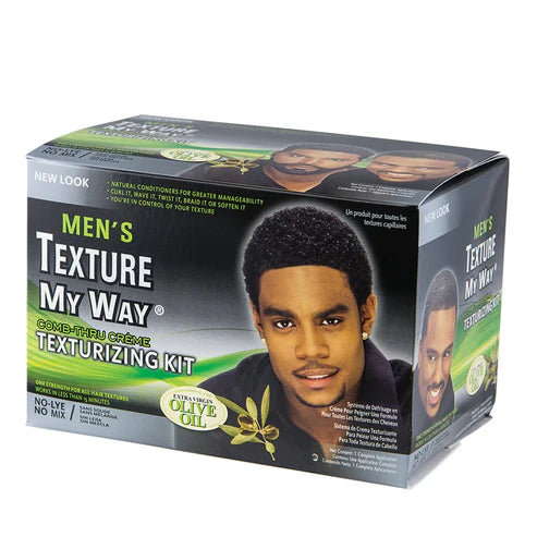 Texture My Way Men's Comb-Thru Creme Texturizing Kit