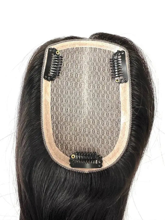 Natural Way 3"x5" 100% Human Remy Hair Lace Hair Topper