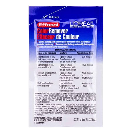 L'Oreal Effasol Colour Remover 0.88oz