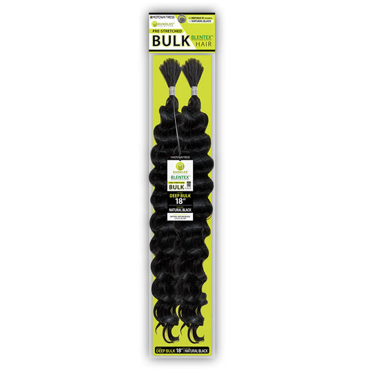 Motown Tress BlenTex 2X Pre-Stretched Bulk Hair Deep Wave