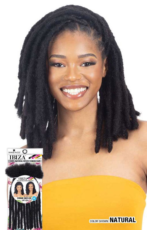 Shake-N-Go Ibiza 100% Natural Virgin Human Hair Loc 10"