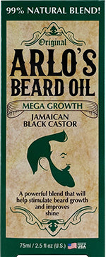 Arlo's Pro-Growth Mega Growth Beard Oil with Jamaican Black Castor Oil