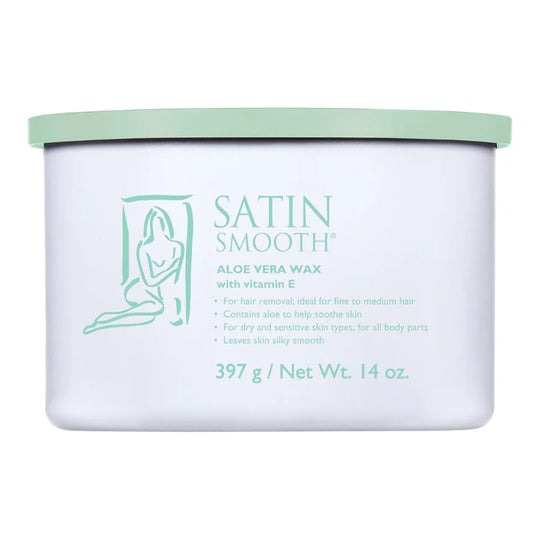 Satin Smooth Aloe Vera Cream Soft Wax with Vitamin E