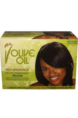 VITALE Olive Oil Anti-Breakage No-Lye Conditioning Relaxer Kit