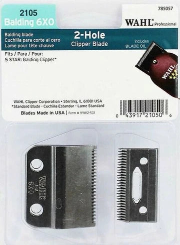 Wahl Balding 6X0 Two-Hole Blade