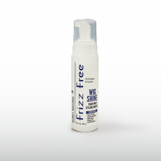 Bonfi Natural Frizz-Free Wig Shine Styling Mousse & Foam Wrap