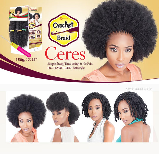X-Pression Crochet Braid Ceres