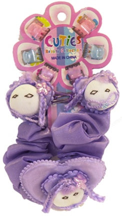 Cuties Beauty Collection Mini Jaw Clips & Scrunchie
