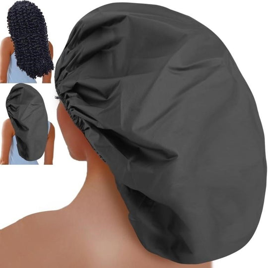Adjustable Satin Lined Shower Cap