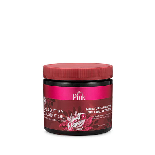 Pink Shea Butter Coconut Oil Moisture Amplifying Gel Curl Activator 16oz