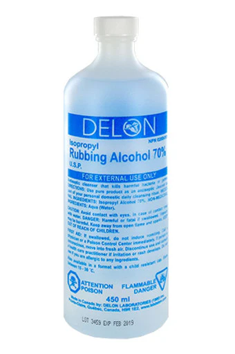 Delon 70% Isopropyl Rubbing Alcohol