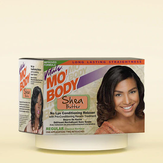 Vitale Mo' Body Shea Butter No Lye Conditioners Relaxer Kit