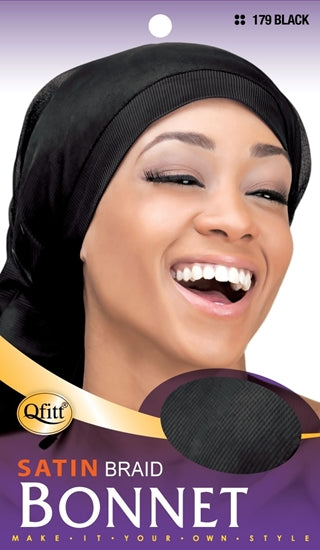 Qfitt Satin Braid Bonnet