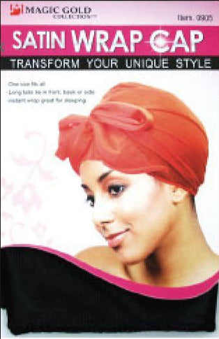 Magic Gold Satin Wrap Cap