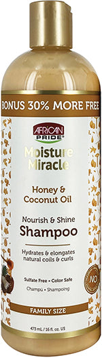 African Pride Moisture Miracle Honey & Coconut Oil Shampoo