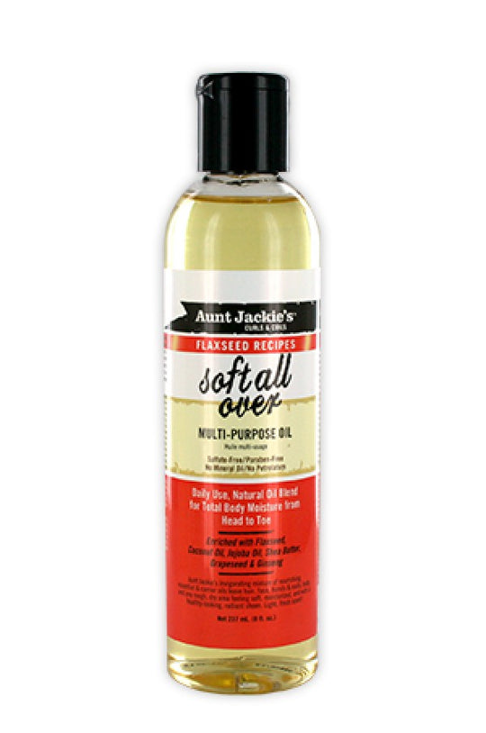 Aunt Jackie's Curls & Coils Flaxseed Soft All Over Multi-purpose Oil