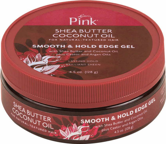 Pink Shea Butter Coconut Oil Smooth Hold Edge Gel