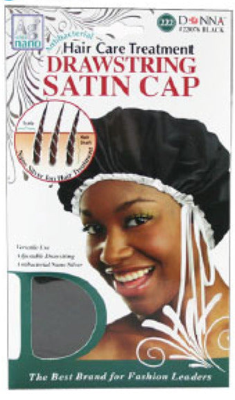 Donna Nano Hair Treatment Drawstring Satin Cap