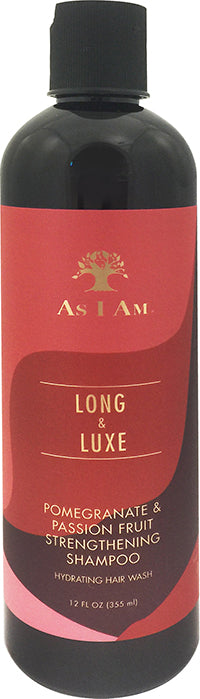 As I Am Long & Luxe Pomegranate & Passionfruit Strengthening Shampoo