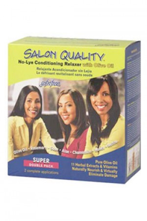 Sofn'free Salon Quality No-Lye Relaxer Double Pack