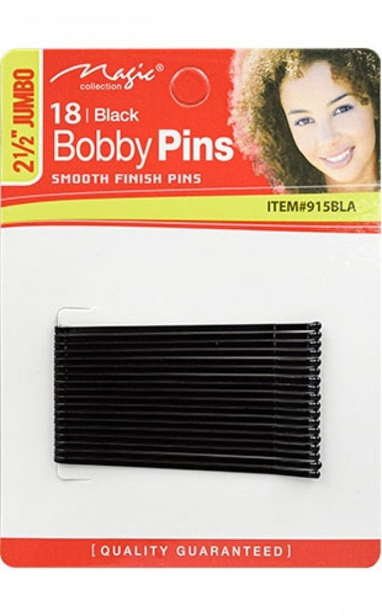 Magic Collection 18 Bobby Pins 2.5" Jumbo