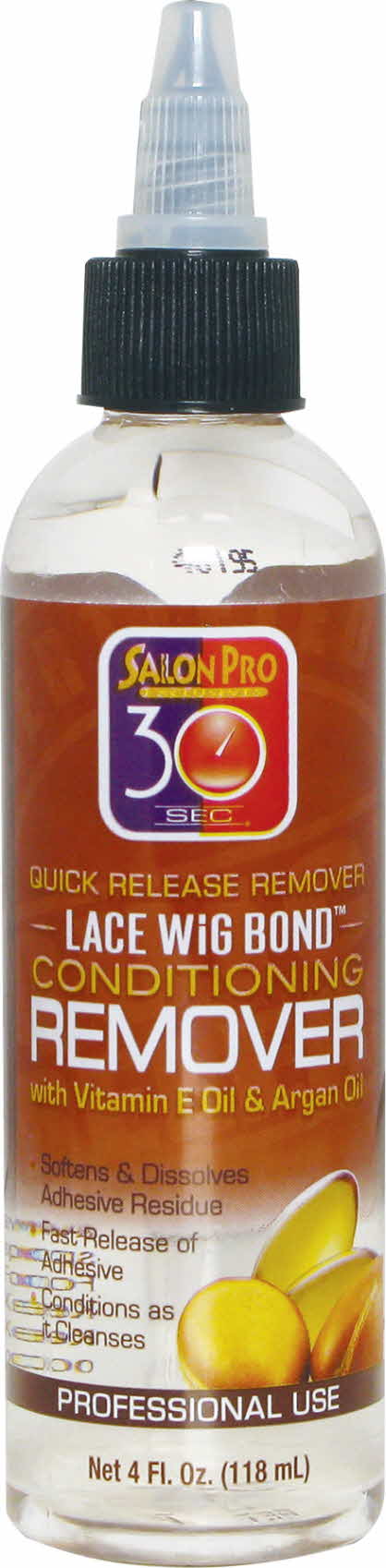 SALON PRO 30 SEC LACE WIG BOND CONDITIONING REMOVER 4oz