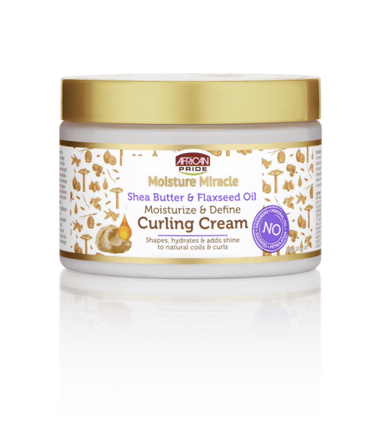 African Pride Moisture Miracle Shea Butter & Flaxseed Oil Curling Cream