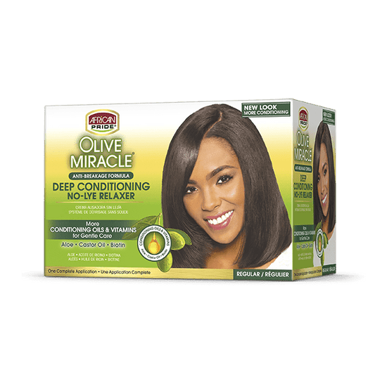 African Pride Olive Miracle Relaxer Kit