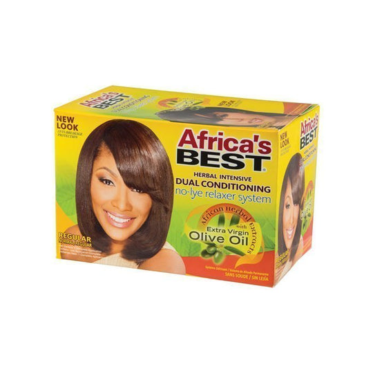 Africa’s Best Herbal Relaxer Kit | Intensive Dual Conditioning No-lye