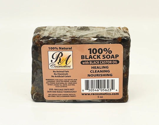RA Cosmetic 100% Black Soap