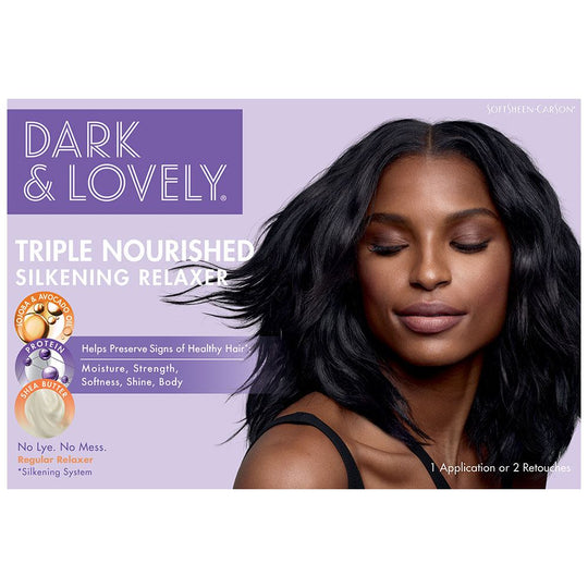 Dark & Lovely moisturizing relaxer with shea butter Kit