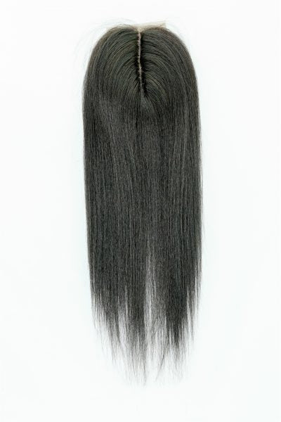 Lux Pro Human Hair Closure Yaki Perm 12"