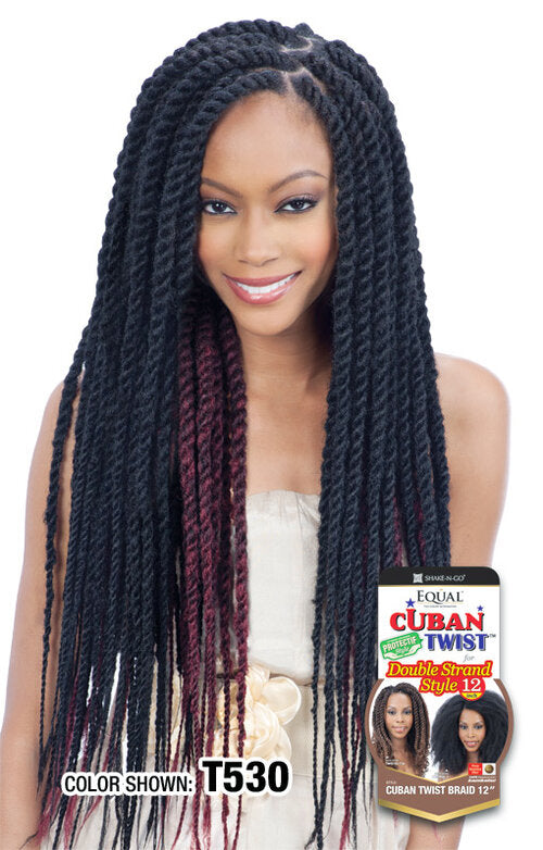 Equal Cuban Twist Braid 16"