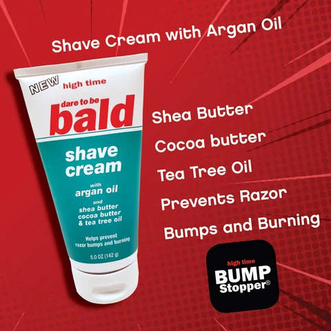 High Time Dare to Be Bald Shave Cream