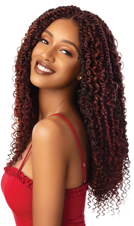 Outre X-Pression | Twisted Up 4X4 Lacefront Wig | Boho Passion Water Wave 22"