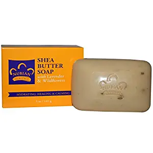 Nubian Heritage, Shea Butter Soap, With Lavender & Wildflowers