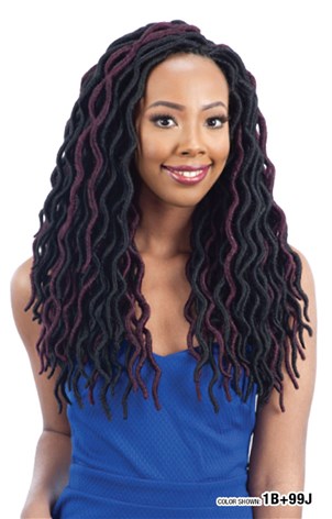 Freetress 2x Large Soft Wavy Faux Loc 16"